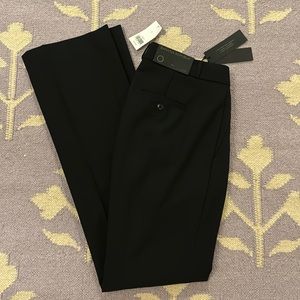 Never-worn black Banana Republic Logan slacks